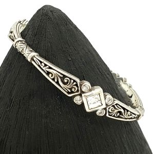 Brighton Zoe Bangle Bracelet With Swarovski Crystal Accents